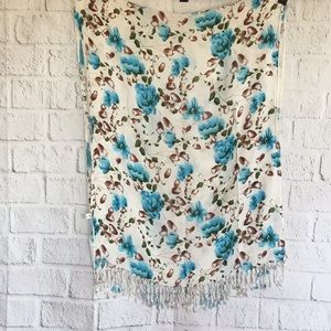 100% COTTON SCARF/ PASHMINA FLORAL PRINT